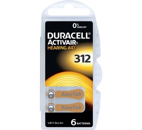 Baterky Duracel Activair 312