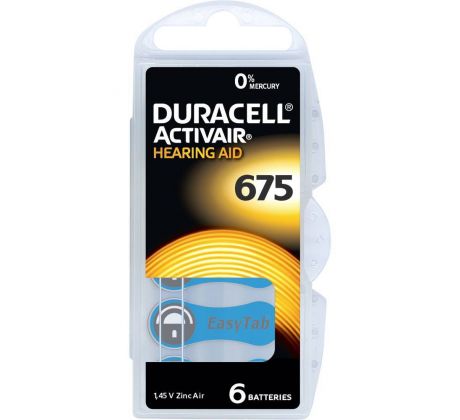 Baterky Duracel Activair 675